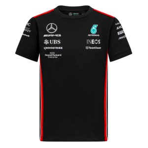 2023 Mercedes Driver Tee (Black) - Kids