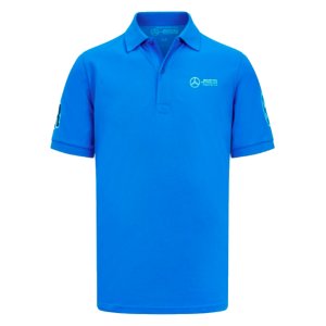 2023 Mercedes George Russell Polo Shirt (Blue)