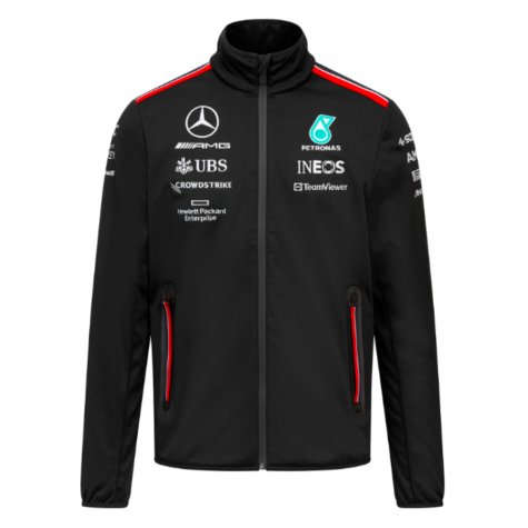 2023 Mercedes Team Softshell Jacket (Black)