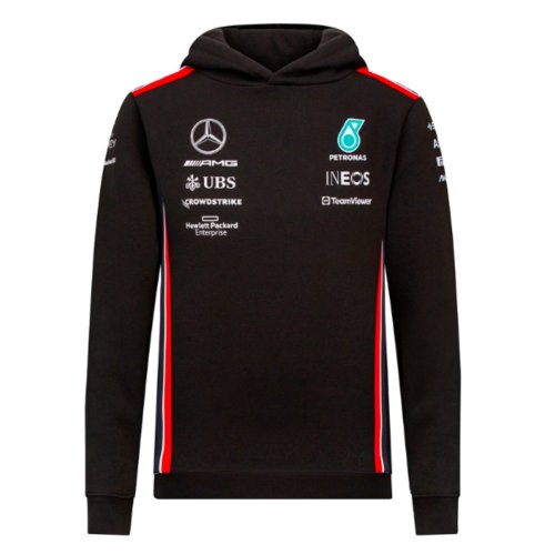 2023 Mercedes-AMG Team Hoodie (Black) - Kids