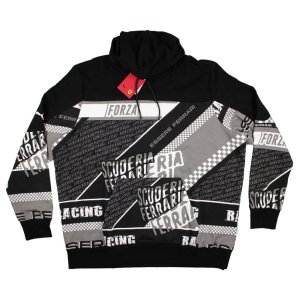 2023 Ferrari Fanwear Graphic Hoodie (Black)