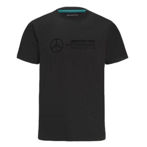 2023 Mercedes AMG Petronas Stealth Large Logo Tee (Black)