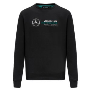 2023 Mercedes Mens Logo Crew Sweat (Black)