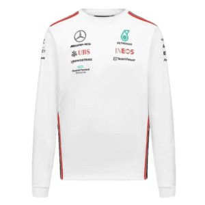 2023 Mercedes-AMG Team Long Sleeve Tee (White)