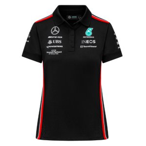 2023 Mercedes-AMG Team Polo Shirt (Black) - Ladies