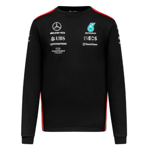 2023 Mercedes-AMG Team Long Sleeve Tee (Black)