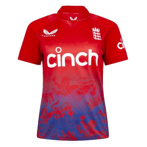 2023 England Cricket T20 Replica SS Jersey (Ladies)