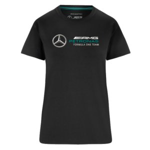 2023 Mercedes Large Logo Tee (Black) - Ladies