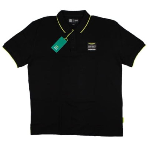 2023 Aston Martin Official Lifestyle Polo Shirt - Black