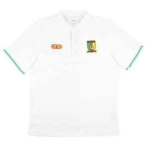 2023-2024 Cameroon Mens Polo Shirt (White)