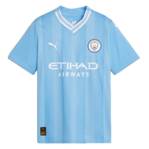 2023-2024 Man City Home Shirt (Kids)