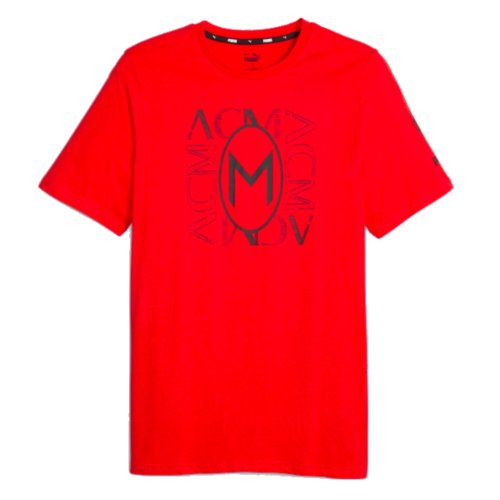 2023-2024 AC Milan FtblCore Graphic Tee (Red)