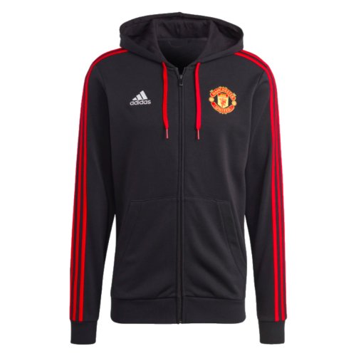 2023-2024 Man Utd DNA Full Zip Hoody (Black)