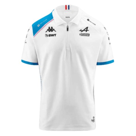 2023 Alpine Team Pierre Gasly Polo (White)