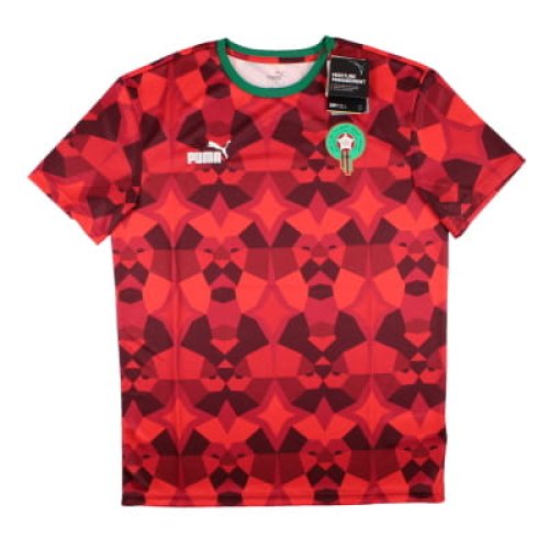 2023-2024 Morocco FtblCulture Tee (Red)