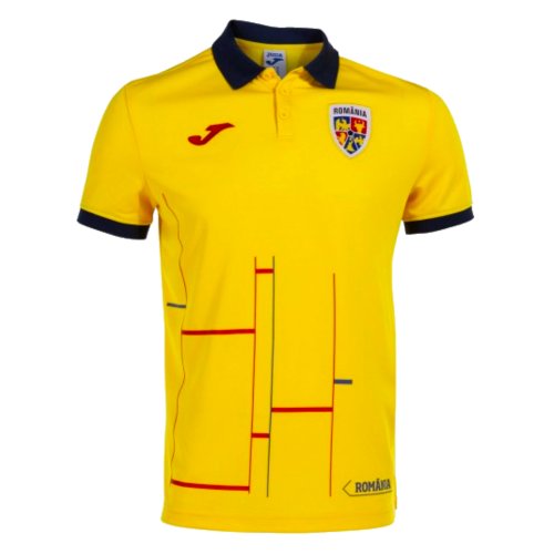 2023-2024 Romania Polo Shirt (Yellow)