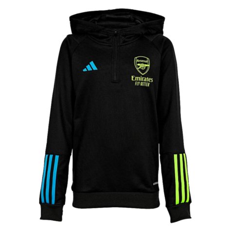 2023-2024 Arsenal Hoody (Black) - Kids