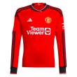 2023-2024 Man Utd Home Long Sleeve Shirt (Kids)