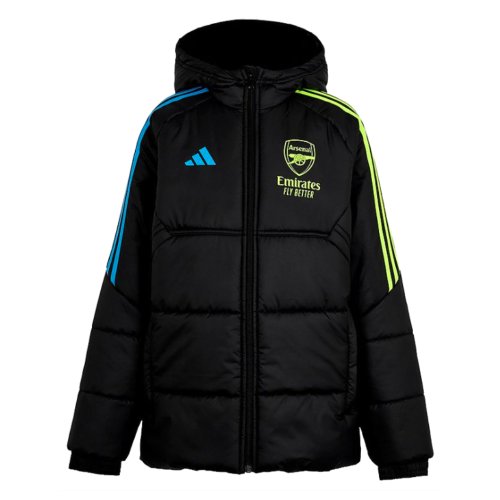 2023-2024 Arsenal Winter Jacket (Black) - Kids