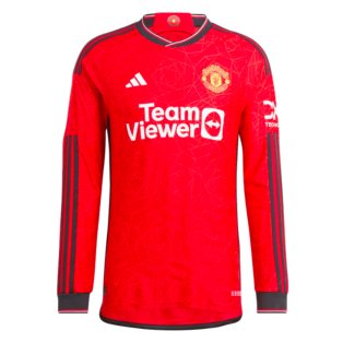 2023-2024 Man Utd Long Sleeve Home Shirt