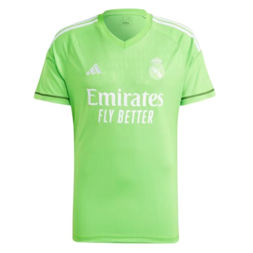 2023-2024 Real Madrid Home Goalkeeper Shirt (Solar Green)