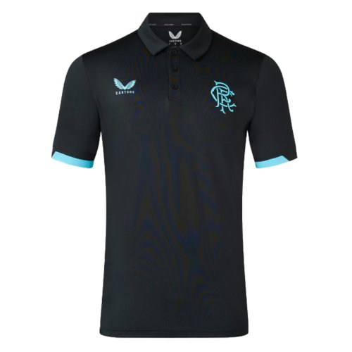 2023-2024 Rangers Players Travel Polo (Black)