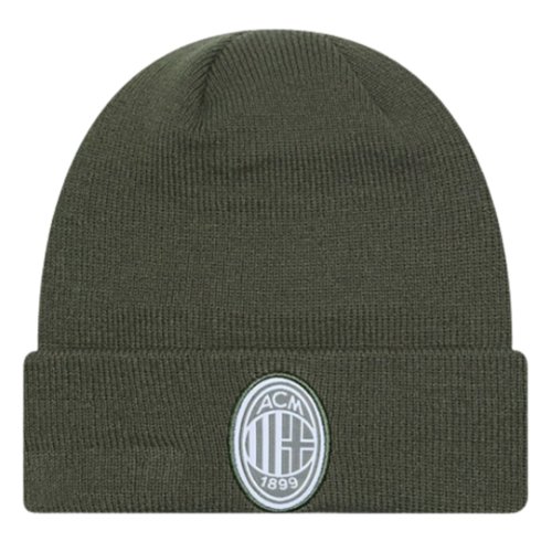 2023-2024 AC Milan Seasonal Khaki Cuff Knit Beanie