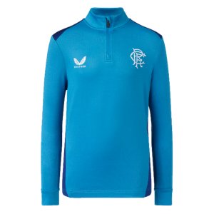 2023-2024 Rangers Half Zip Midlayer (Deep Water) - Kids 2023-2024 Rangers Half Zip Midlayer (Deep Water) - Kids