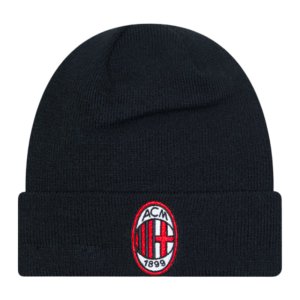 2023-2024 AC Milan Cuff Knit Beanie Hat (Black)