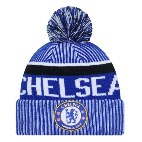 2023-2024 Chelsea 1905 Bobble Knit Beanie Hat (Blue)