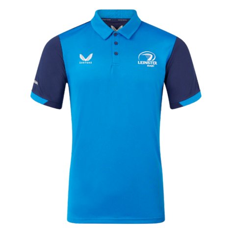 2023-2024 Leinster SS Mens Travel Polo Shirt (Blue)