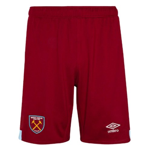 2023-2024 West Ham Home Shorts (Claret) - Kids