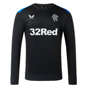 2023-2024 Rangers Players Matchday Sweatshirt (Black)