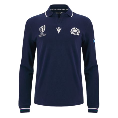 Scotland RWC 2023 Classic Home Rugby Shirt - Long Sleeve