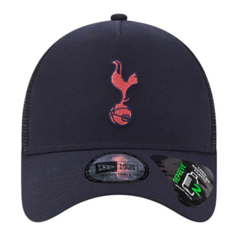 2023-2024 Tottenham Hotspur FC Repreve Navy A-Frame Trucker Cap