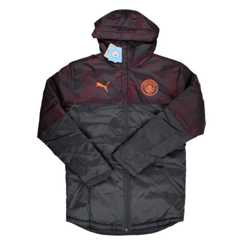 2023-2024 Man City Graphic Winter Jacket (Strong Grey)