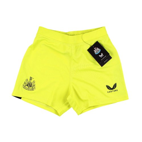 2023-2024 Newcastle Home Goalkeeper Shorts (Yellow) - Kids