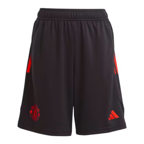 2023-2024 Man Utd Training Shorts (Black) - Kids