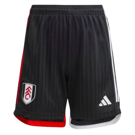 2023-2024 Fulham Home Shorts (Black) - Kids