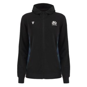 2023-2024 Scotland Travel Full Zip Hoodie (Black) - Ladies