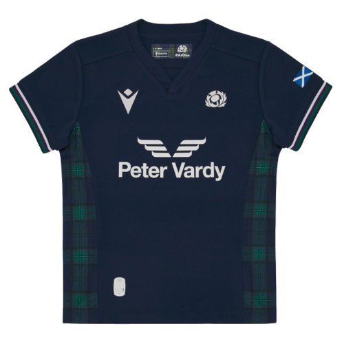 2023-2024 Scotland Home Rugby Little Kids Shirt