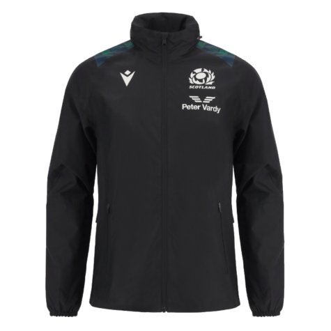 2023-2024 Scotland Rugby Waterproof Jacket (Black)