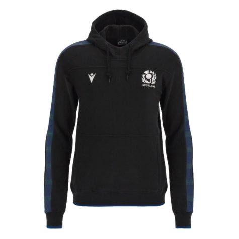 2023-2024 Scotland Rugby Kangaroo Pouch Hoody (Black)