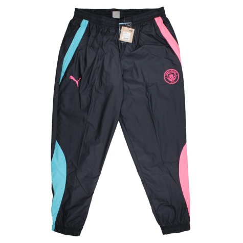 2023-2024 Man City Pre-Match Woven Pant (Dark Navy)