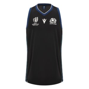 2023-2024 Scotland Rugby Basketball Singlet (Black)