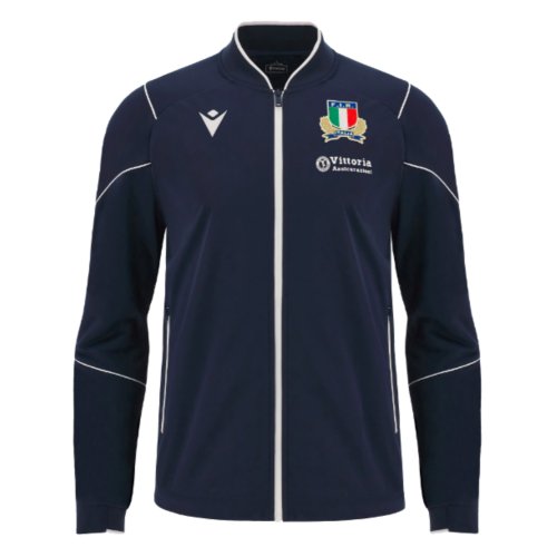 2023-2024 Italy Rugby Anthem Jacket (Navy)