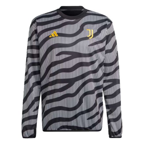 2023-2024 Juventus Pre-Match Warm Top (Black)