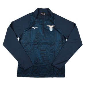 2023-2024 Lazio Pre-Match Half Zip Midlayer (Navy)