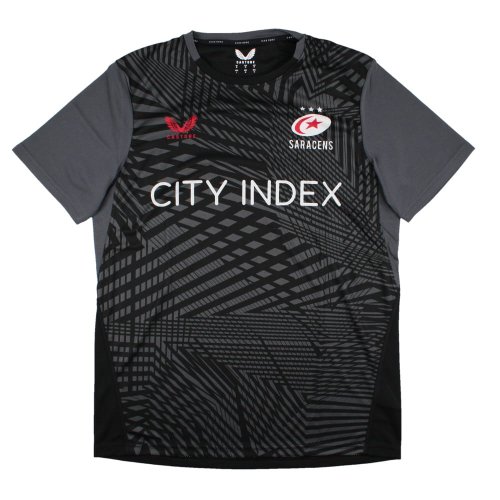 2023-2024 Saracens SS Training Tee (Black)