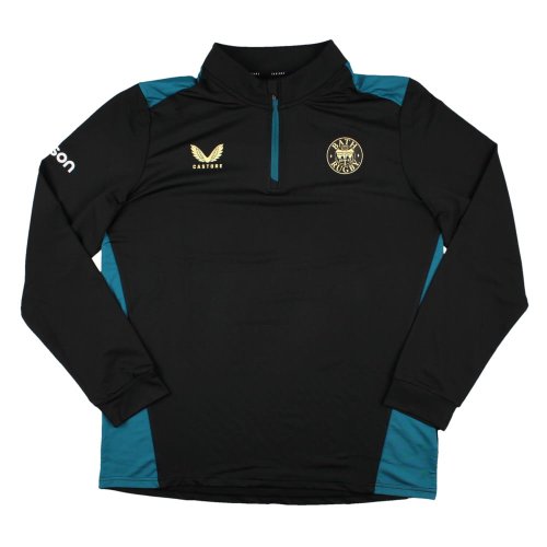 2023-2024 Bath Rugby Half Zip Midlayer (Black)